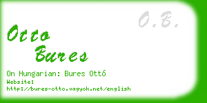 otto bures business card